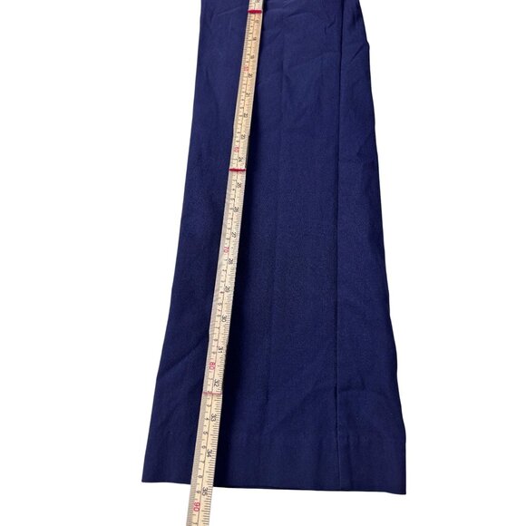 Rekucci Womens Wide-Leg Pants Size 2P Navy Rayon/Nylon/Spandex - Picture 6 of 11